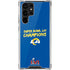 NFL Super Bowl LVI Champions Rams Galaxy S22 Ultra Clear Case