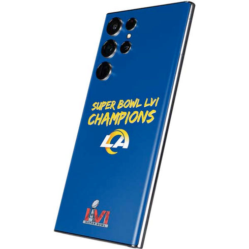 NFL Super Bowl LVI Champions Rams Galaxy S22 Ultra Skin