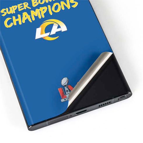 NFL Super Bowl LVI Champions Rams Galaxy S22 Ultra Skin