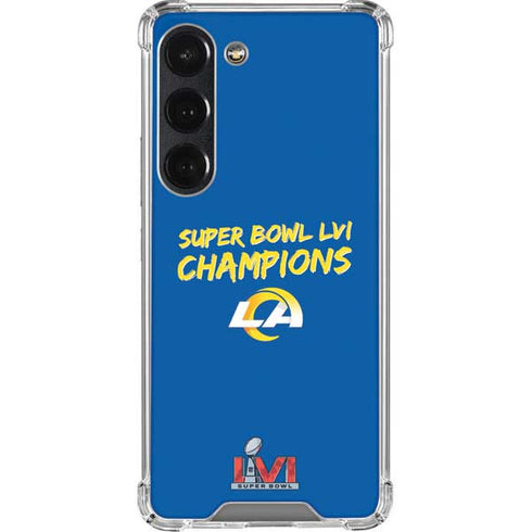 NFL Super Bowl LVI Champions Rams Galaxy S23 Clear Case