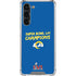 NFL Super Bowl LVI Champions Rams Galaxy S23 Plus Clear Case