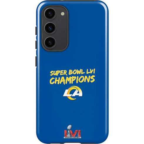 NFL Super Bowl LVI Champions Rams Galaxy S23 Plus Pro Case