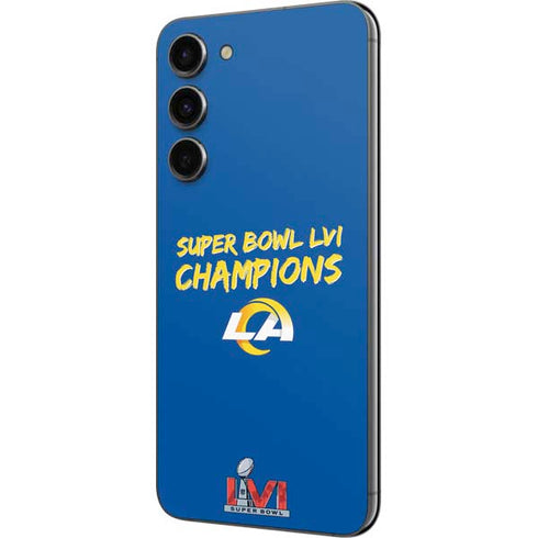 NFL Super Bowl LVI Champions Rams Galaxy S23 Plus Skin