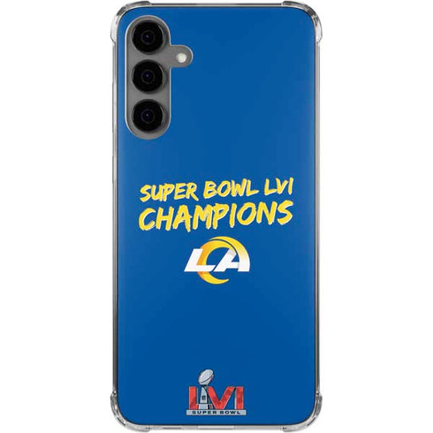 NFL Super Bowl LVI Champions Rams Galaxy S24 Plus Clear Case