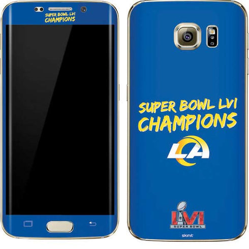 NFL Super Bowl LVI Champions Rams Galaxy S7 Edge Skin