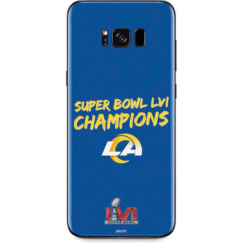 NFL Super Bowl LVI Champions Rams Galaxy S8 Skin