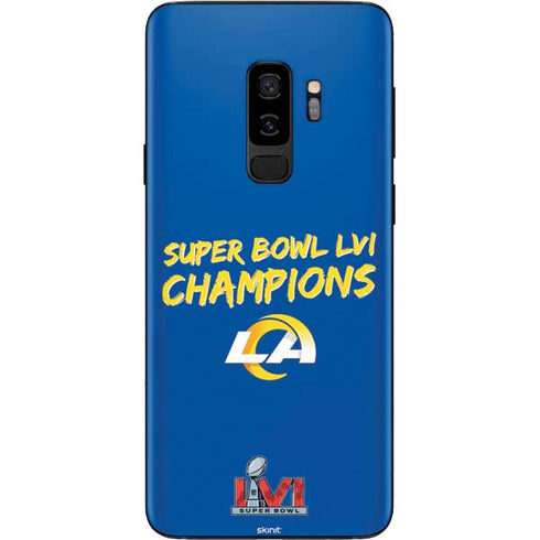 NFL Super Bowl LVI Champions Rams Galaxy S9 Plus Skin