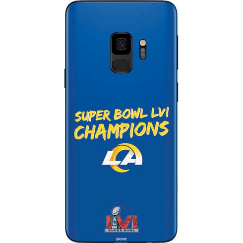 NFL Super Bowl LVI Champions Rams Galaxy S9 Skin