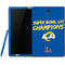 NFL Super Bowl LVI Champions Rams Samsung Galaxy Tab Skin