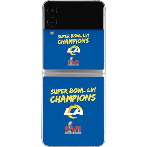 NFL Super Bowl LVI Champions Rams Galaxy Z Flip3 5G Skin