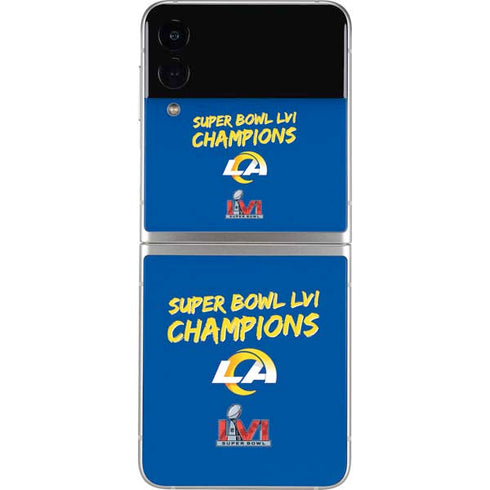 NFL Super Bowl LVI Champions Rams Galaxy Z Flip4 5G Skin
