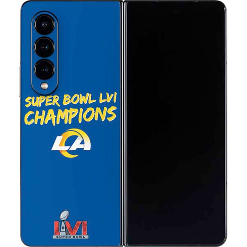 NFL Super Bowl LVI Champions Rams Galaxy Z Fold4 5G Skin