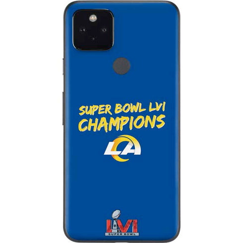 NFL Super Bowl LVI Champions Rams Google Pixel 5a Skin