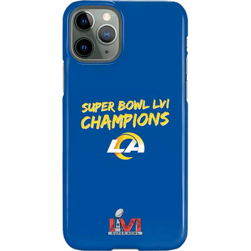 NFL Super Bowl LVI Champions Rams iPhone 11 Pro Lite Case