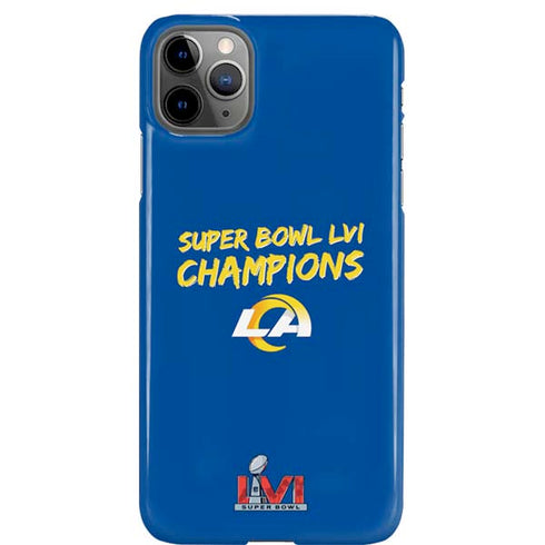 NFL Super Bowl LVI Champions Rams iPhone 11 Pro Max Lite Case