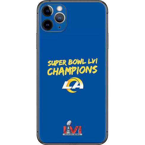 NFL Super Bowl LVI Champions Rams iPhone 11 Pro Max Skin