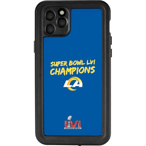 NFL Super Bowl LVI Champions Rams iPhone 11 Pro Max Waterproof Case