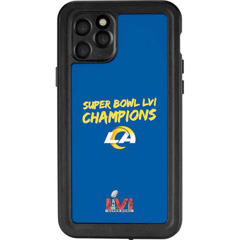 NFL Super Bowl LVI Champions Rams iPhone 11 Pro Waterproof Case