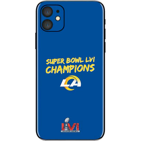 NFL Super Bowl LVI Champions Rams iPhone 11 Skin