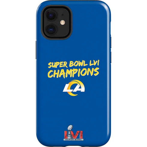 NFL Super Bowl LVI Champions Rams iPhone 12 Mini Impact Case