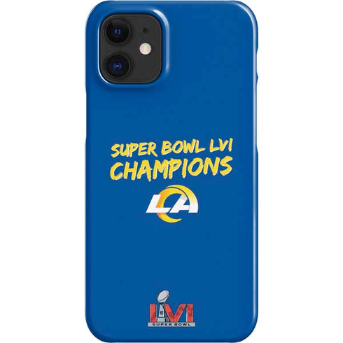 NFL Super Bowl LVI Champions Rams iPhone 12 Mini Lite Case