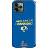 NFL Super Bowl LVI Champions Rams iPhone 12 Pro Impact Case