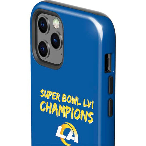 NFL Super Bowl LVI Champions Rams iPhone 12 Pro Impact Case