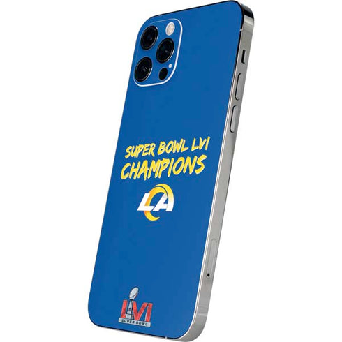 NFL Super Bowl LVI Champions Rams iPhone 12 Pro Max Skin