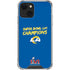 NFL Super Bowl LVI Champions Rams iPhone 13 Mini Clear Case
