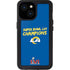NFL Super Bowl LVI Champions Rams iPhone 13 Mini Waterproof Case