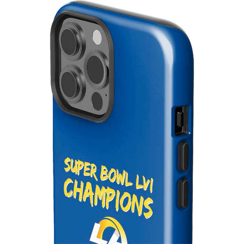 NFL Super Bowl LVI Champions Rams iPhone 13 Pro Max Impact Case