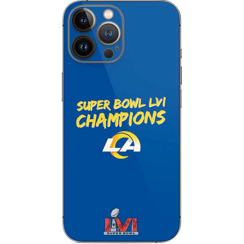 NFL Super Bowl LVI Champions Rams iPhone 13 Pro Max Skin