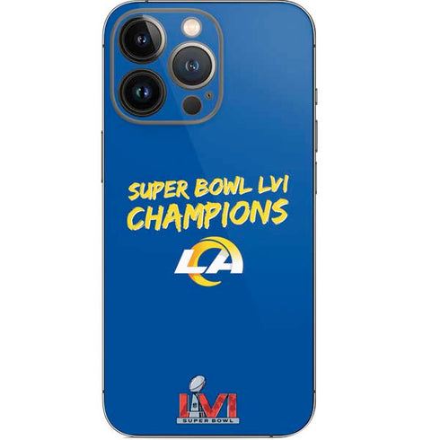 NFL Super Bowl LVI Champions Rams iPhone 13 Pro Skin