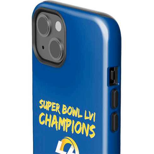 NFL Super Bowl LVI Champions Rams iPhone 15 Plus Impact Case