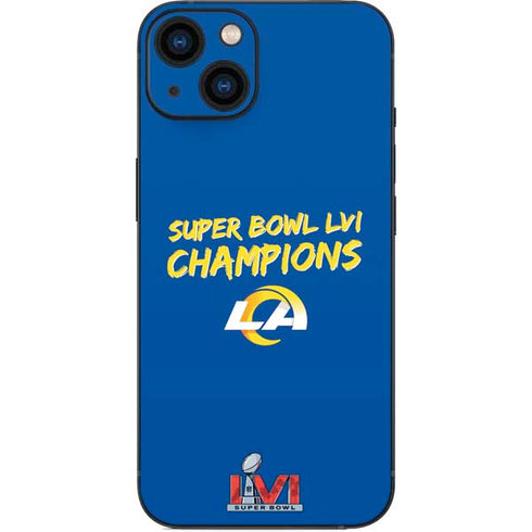 NFL Super Bowl LVI Champions Rams iPhone 14 Plus Skin
