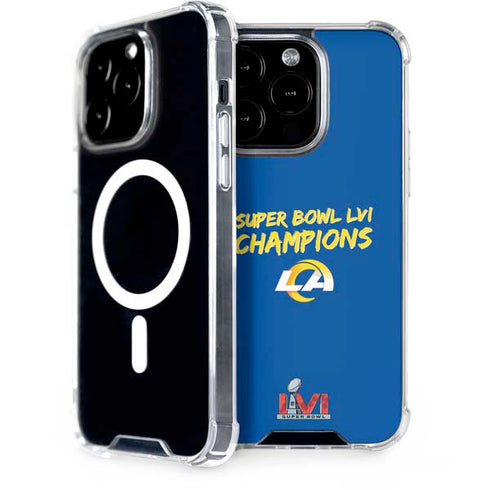 NFL Super Bowl LVI Champions Rams iPhone 14 Pro MagSafe Case