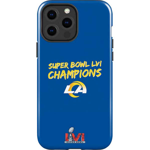 NFL Super Bowl LVI Champions Rams iPhone 15 Pro Max Impact Case