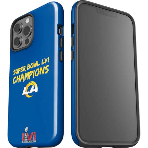NFL Super Bowl LVI Champions Rams iPhone 15 Pro Max Impact Case