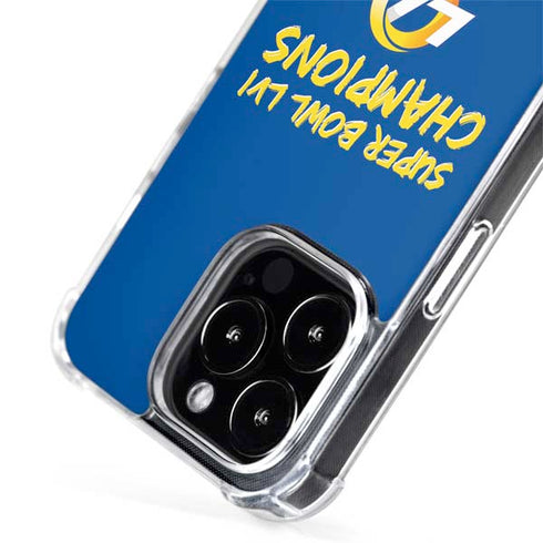 NFL Super Bowl LVI Champions Rams iPhone 15 Pro Max MagSafe Case