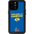 NFL Super Bowl LVI Champions Rams iPhone 14 Pro Max Waterproof Case