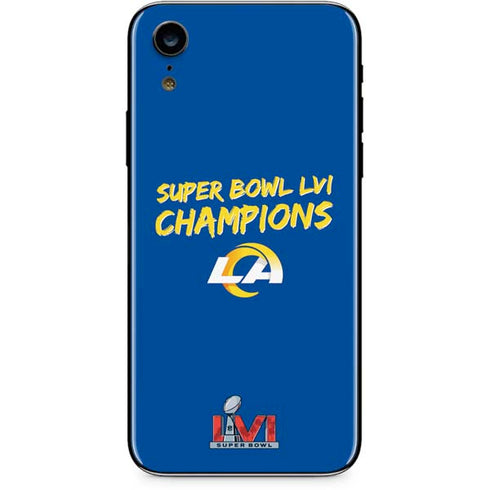 NFL Super Bowl LVI Champions Rams iPhone XR Skin