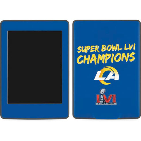 NFL Super Bowl LVI Champions Rams Amazon Kindle Skin