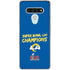 NFL Super Bowl LVI Champions Rams LG Stylo 6 Clear Case