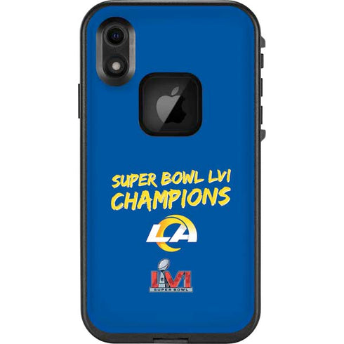 NFL Super Bowl LVI Champions Rams LifeProof Fre iPhone Skin