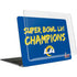 NFL Super Bowl LVI Champions Rams MacBook Air 13in M1 (2021) Case plus Skin