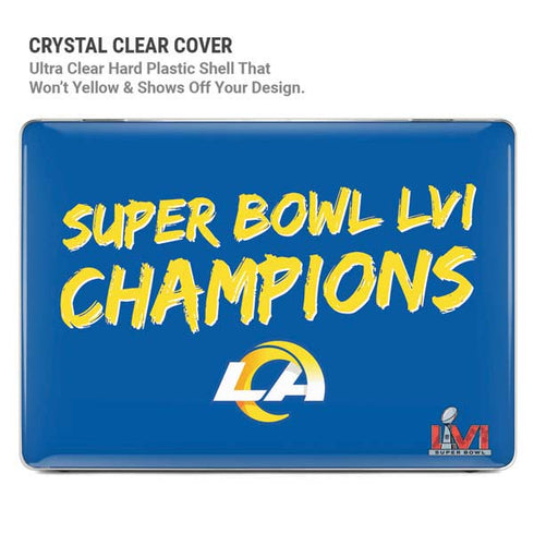 NFL Super Bowl LVI Champions Rams MacBook Air 13in M1 (2021) Case plus Skin