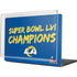 NFL Super Bowl LVI Champions Rams MacBook Pro 16in (2021-25) Case plus Skin