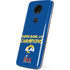 NFL Super Bowl LVI Champions Rams Moto E5 Plus Skin