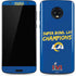 NFL Super Bowl LVI Champions Rams Moto G6 Skin