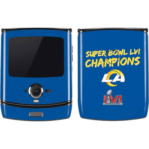 NFL Super Bowl LVI Champions Rams Motorola RAZR Skin
